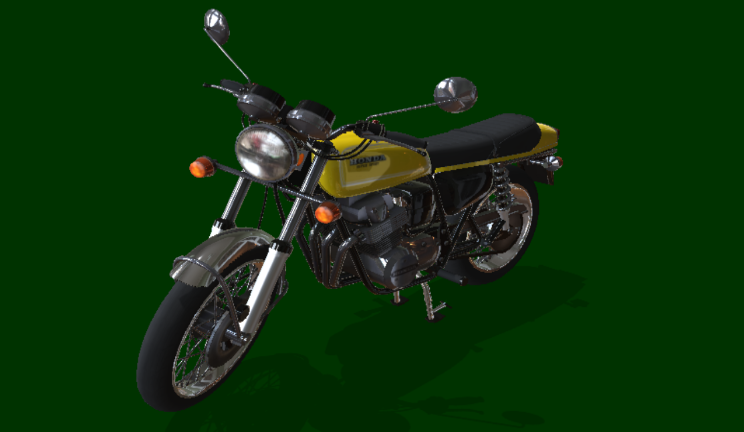 本田摩托车gltf,glb模型下载，3d模型下载