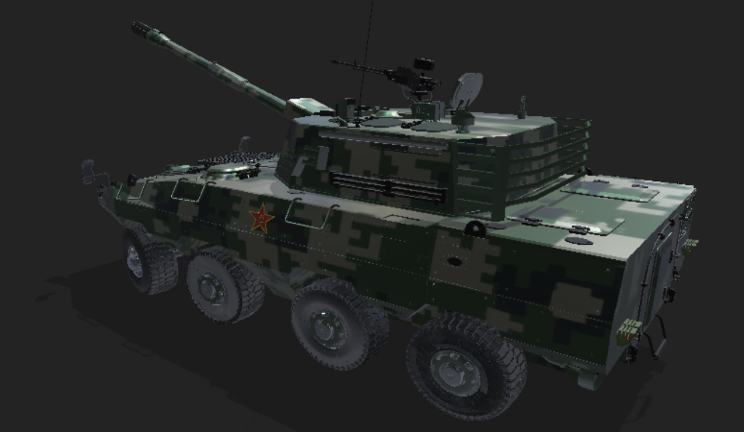 中国ZBL09步兵战车车辆动画,中国,坦克gltf,glb模型下载，3d模型下载