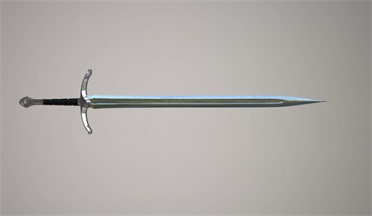 骑士剑武器武器,剑gltf,glb模型下载，3d模型下载