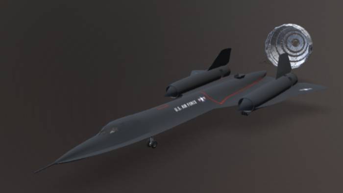 娲���甯�寰� SR-71 榛�楦�gltf,glb妯″��涓�杞斤�3d妯″��涓�杞�