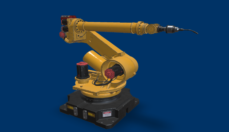 工业机器人机械工业机器人,设备,机械gltf,glb模型下载，3d模型下载