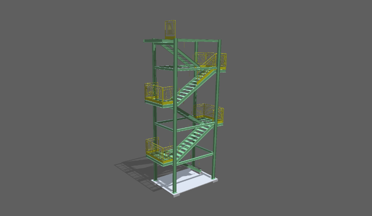工厂楼梯家居|建筑gltf,glb模型下载，3d模型下载