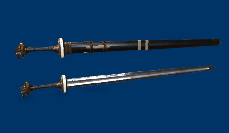 维京剑武器武器,剑,青铜gltf,glb模型下载，3d模型下载