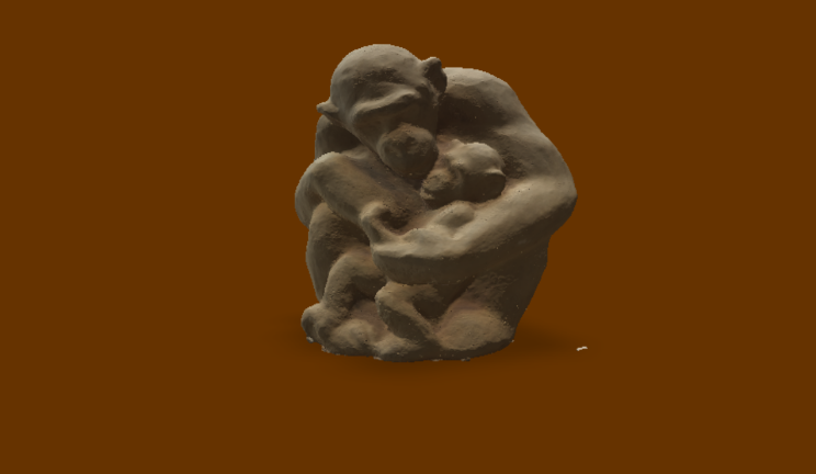 猴子雕刻文物雕塑动物,雕刻gltf,glb模型下载，3d模型下载