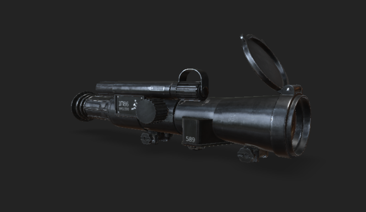 P86 瞄准器武器武器,瞄准器gltf,glb模型下载，3d模型下载