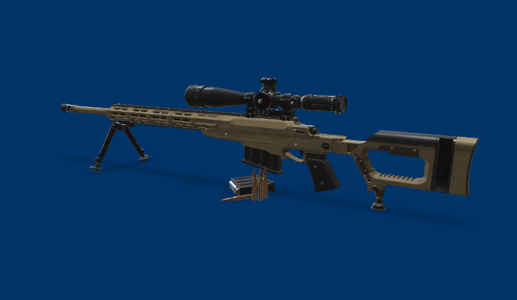 SPR-4突击步枪gltf,glb模型下载，3d模型下载