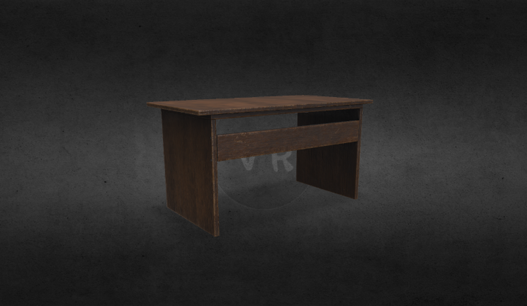 木桌子家具家具gltf,glb模型下载，3d模型下载
