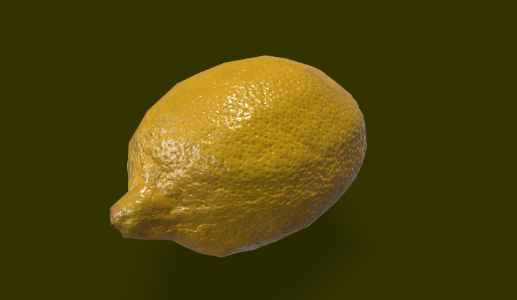 柠檬食品饮料水果gltf,glb模型下载，3d模型下载
