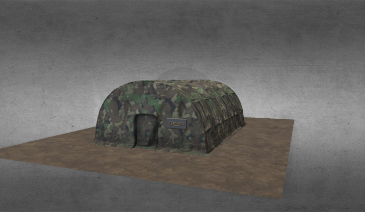 军用帐篷家居|建筑gltf,glb模型下载，3d模型下载