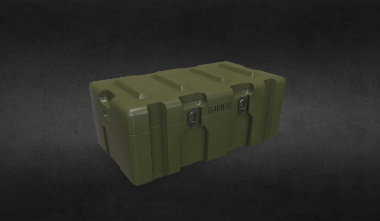 军用箱子武器gltf,glb模型下载，3d模型下载