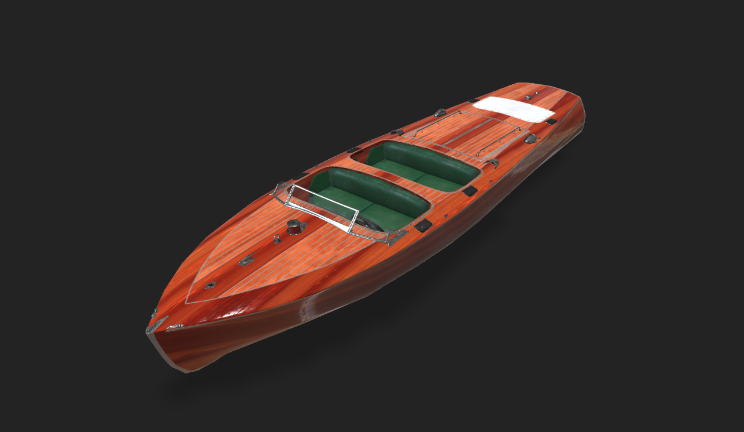 游艇船艇船,游艇gltf,glb模型下载，3d模型下载