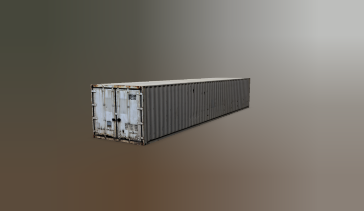 集装箱车辆货车,运输gltf,glb模型下载，3d模型下载