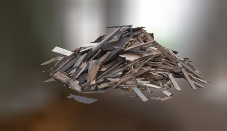 废建筑木材家居|建筑木板,木材,废料gltf,glb模型下载，3d模型下载