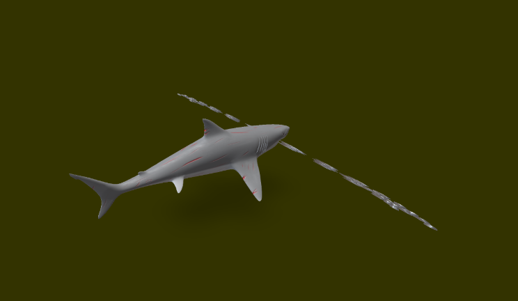 鲨鱼动物动物,鱼gltf,glb模型下载，3d模型下载