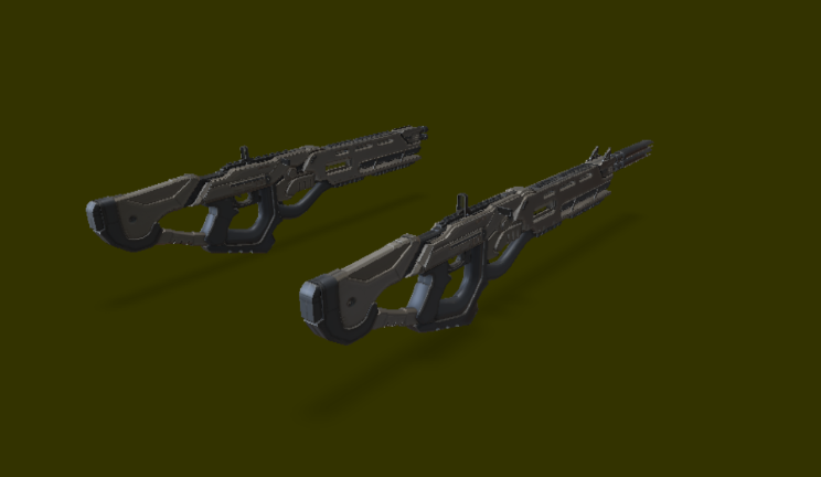 科幻枪武器武器,枪gltf,glb模型下载，3d模型下载