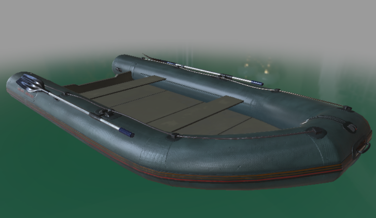 皮划艇船艇船,航行,水面gltf,glb模型下载，3d模型下载