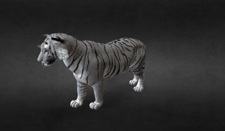 白老虎动物动物,动画,哺乳动物gltf,glb模型下载，3d模型下载