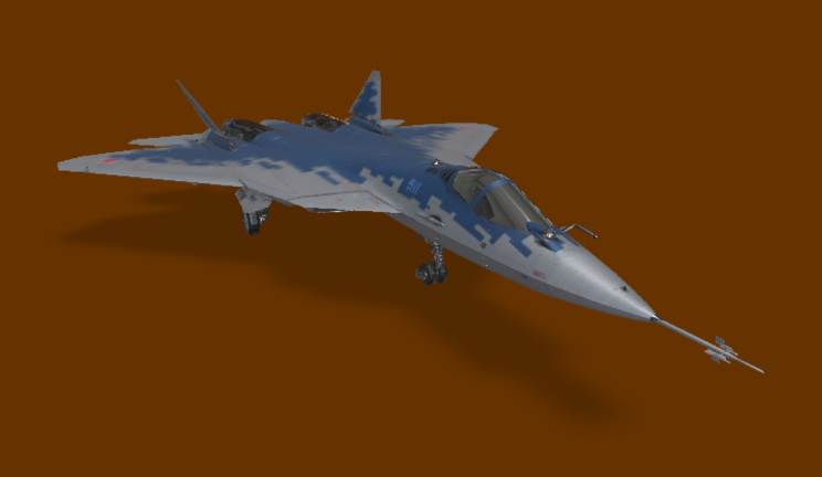 苏-57飞机航天飞机,战斗机gltf,glb模型下载，3d模型下载