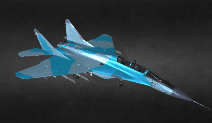 米格-35飞机航天飞机,战斗机gltf,glb模型下载，3d模型下载