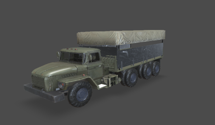 军用卡车车辆战争,军队,汽车gltf,glb模型下载，3d模型下载