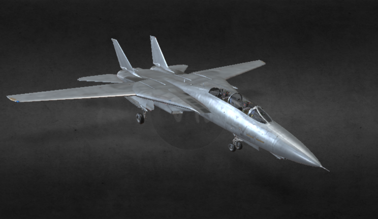 F-14战斗机飞机航天飞机,战斗机,军事gltf,glb模型下载，3d模型下载