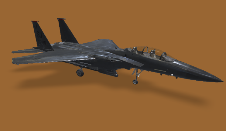 F15战斗机飞机航天飞机,美国gltf,glb模型下载，3d模型下载