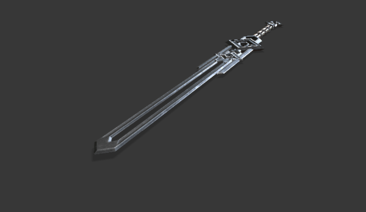 古代王国的圣剑武器gltf,glb模型下载，3d模型下载