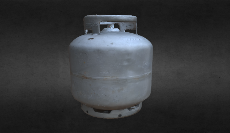 煤气罐生活用品gltf,glb模型下载，3d模型下载