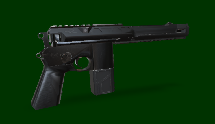 毛瑟手枪武器武器gltf,glb模型下载，3d模型下载