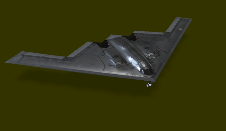 B2轰炸机飞机航天飞机,美国,轰炸机gltf,glb模型下载，3d模型下载