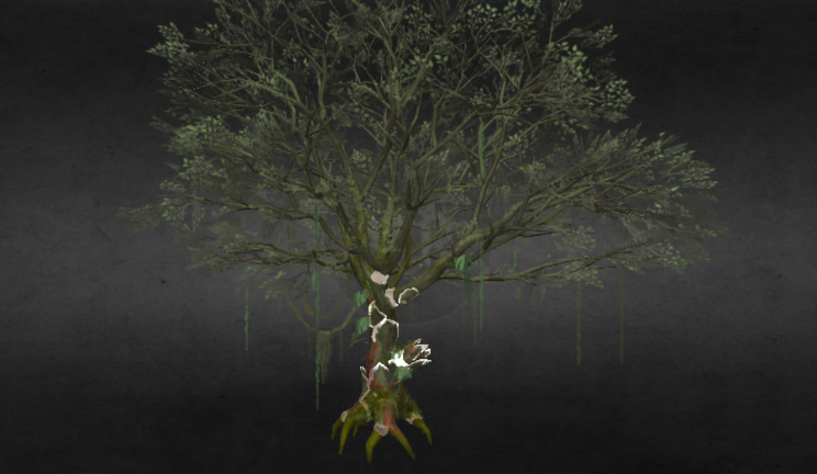 树石头植物gltf,glb模型下载，3d模型下载
